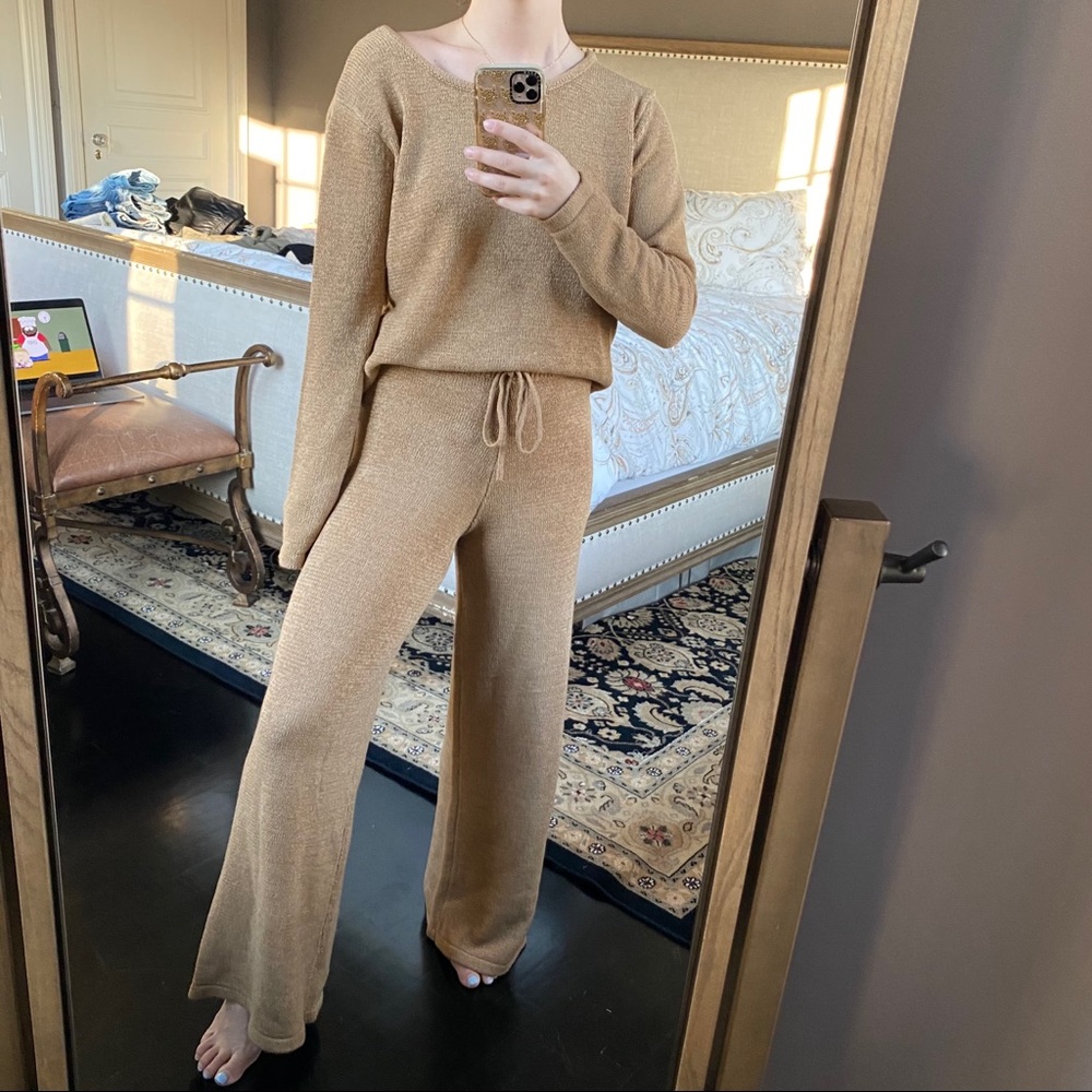 12tribe étophe studios wide-leg knit pants